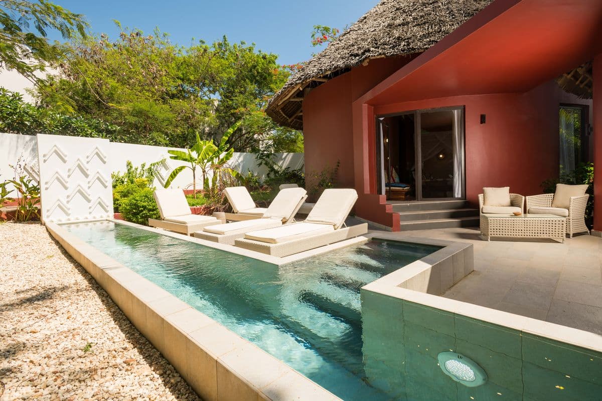 Gold Zanzibar Beach House Spa idílico
